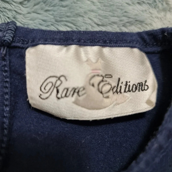 Rare Editions Girl's Owl Top Size 5 Blue - Picture 4 of 6